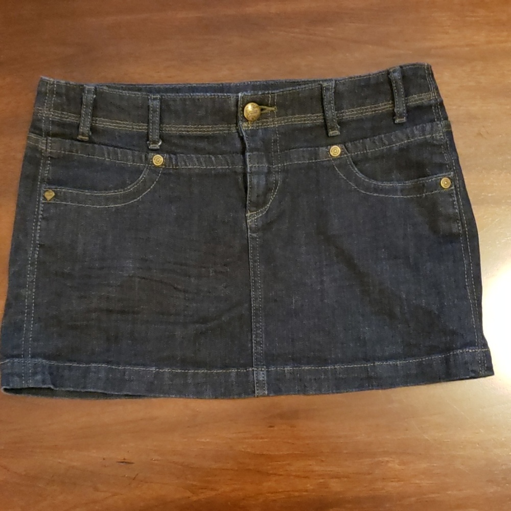 Vera Wang Princess blue jean skirt.